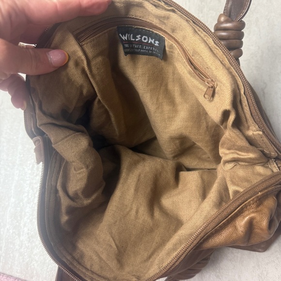 Vintage Wilsons Leather Shoulder Bag purse - Picture 6 of 10